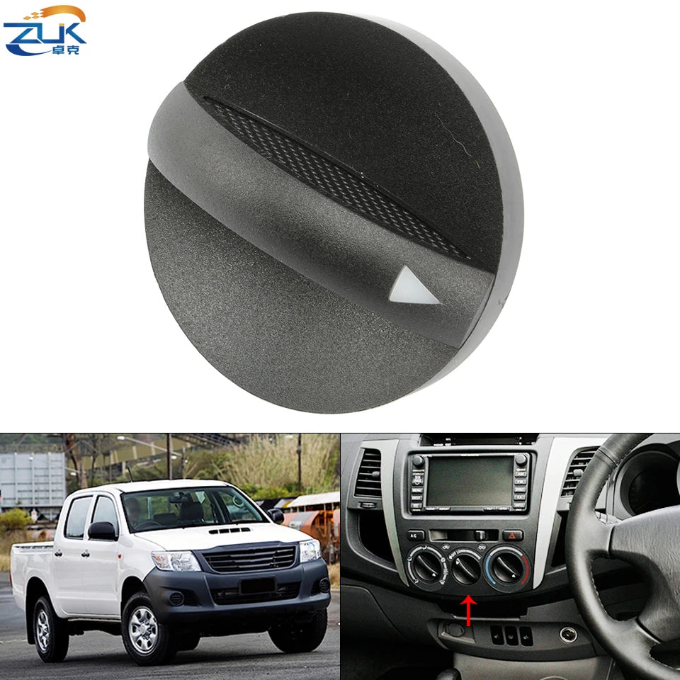 Air Condition Heater Controller Knob, Control Key Button, Toyota Hilux Vigo, 2005-2015