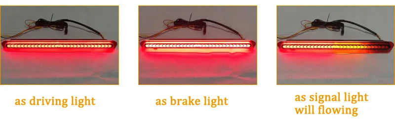 LED Rear Bumper Light Brake, With Signal Light, Toyota Hilux Revo, 2015-2021