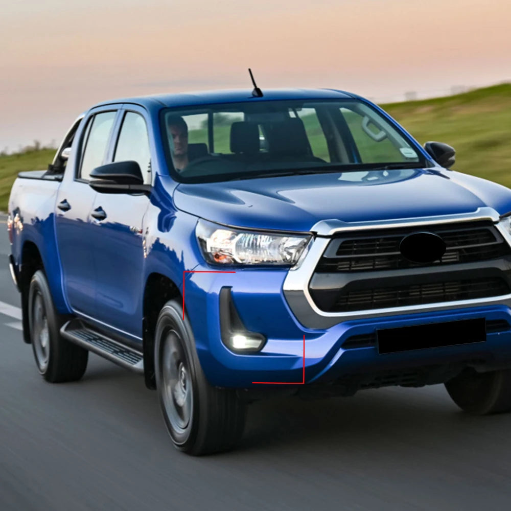 Front Bumper LED Fog lights, Toyota Hilux Revo, 2020-2022