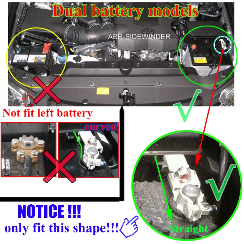 Battery Negative Pole Terminal Protector, Toyota Hilux, 2015-2018