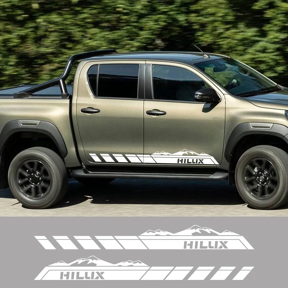 Door Side Stripes Sticker, Toyota Hilux Revo