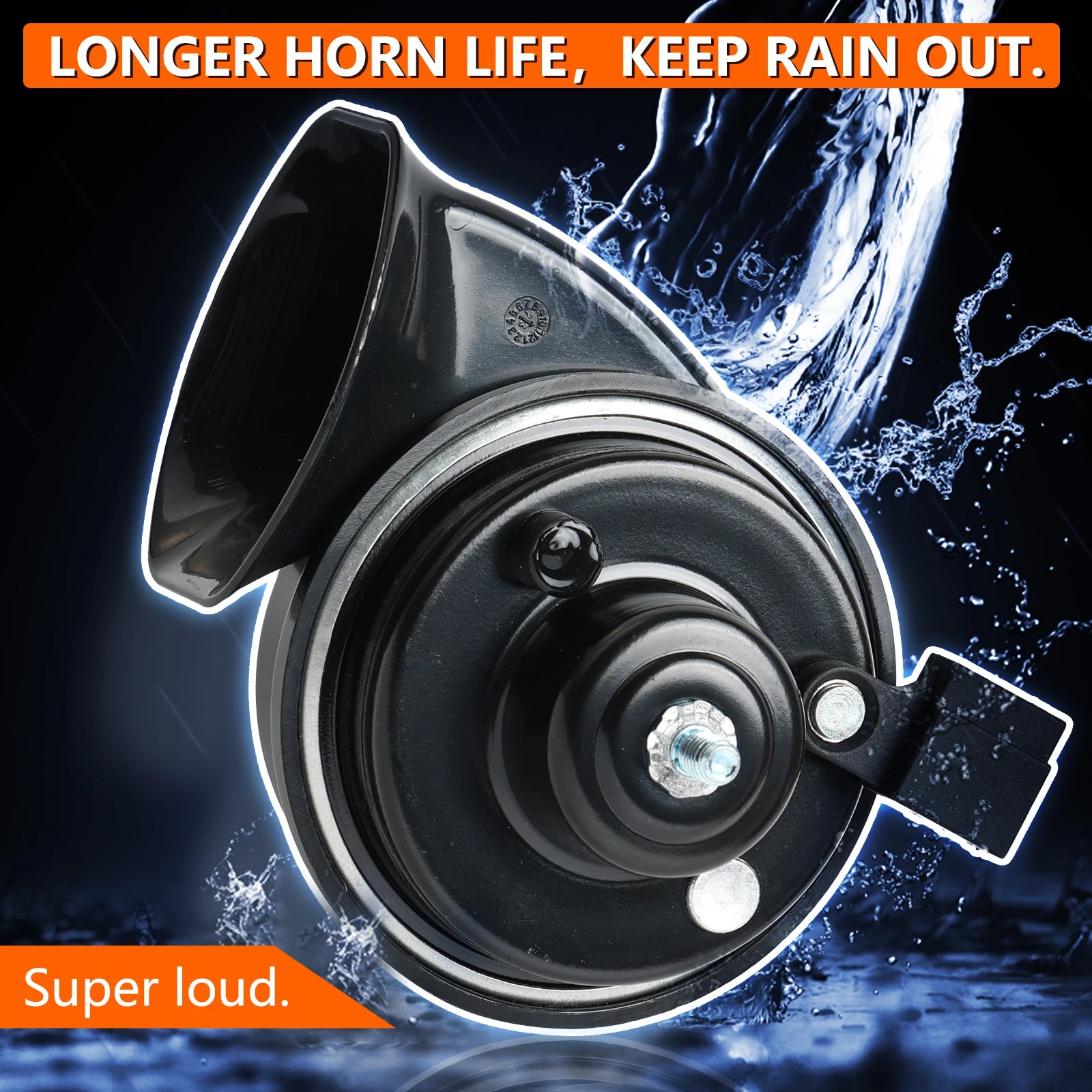 Dual Snail Horn, 12V, 110-125DB, Waterproof, Toyota Hilux, 2001-2014