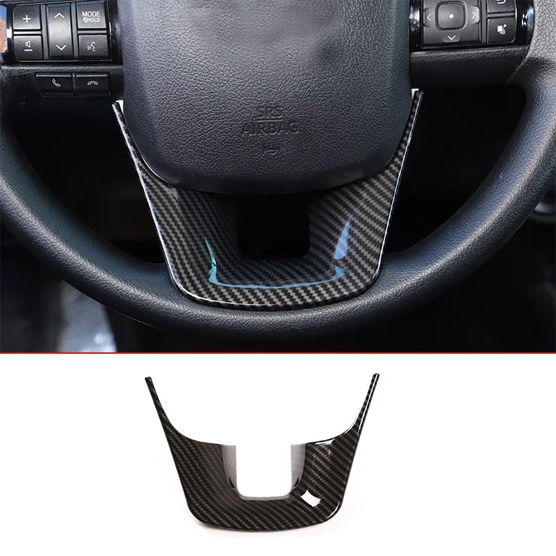 Carbon Fiber Interior Trim Covers, Toyota Hilux Revo, 2015-2020