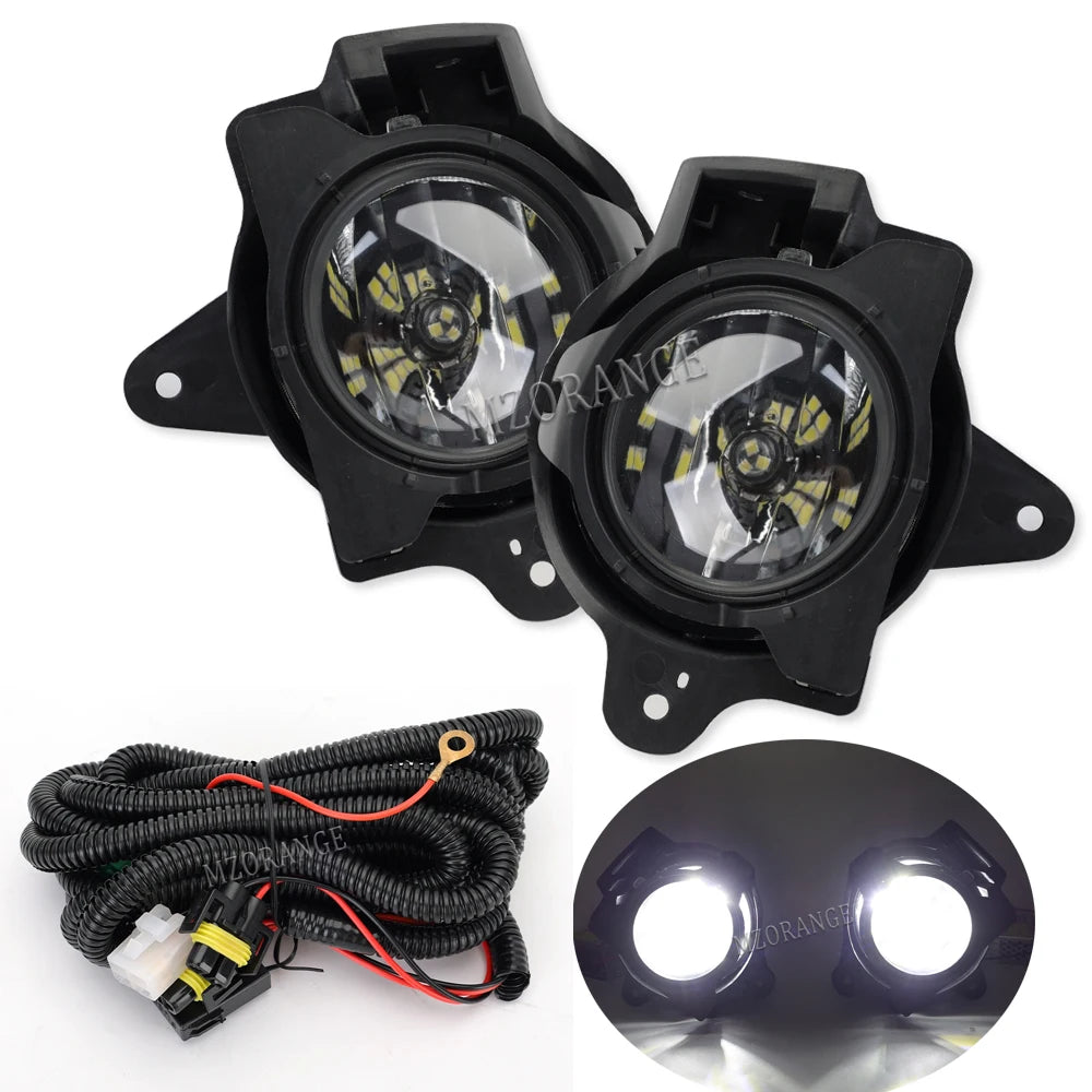 Fog Light Lamp Kit, With Harness, Halogen/LED Option, Toyota Hilux Vigo (D4D), 2011-2015