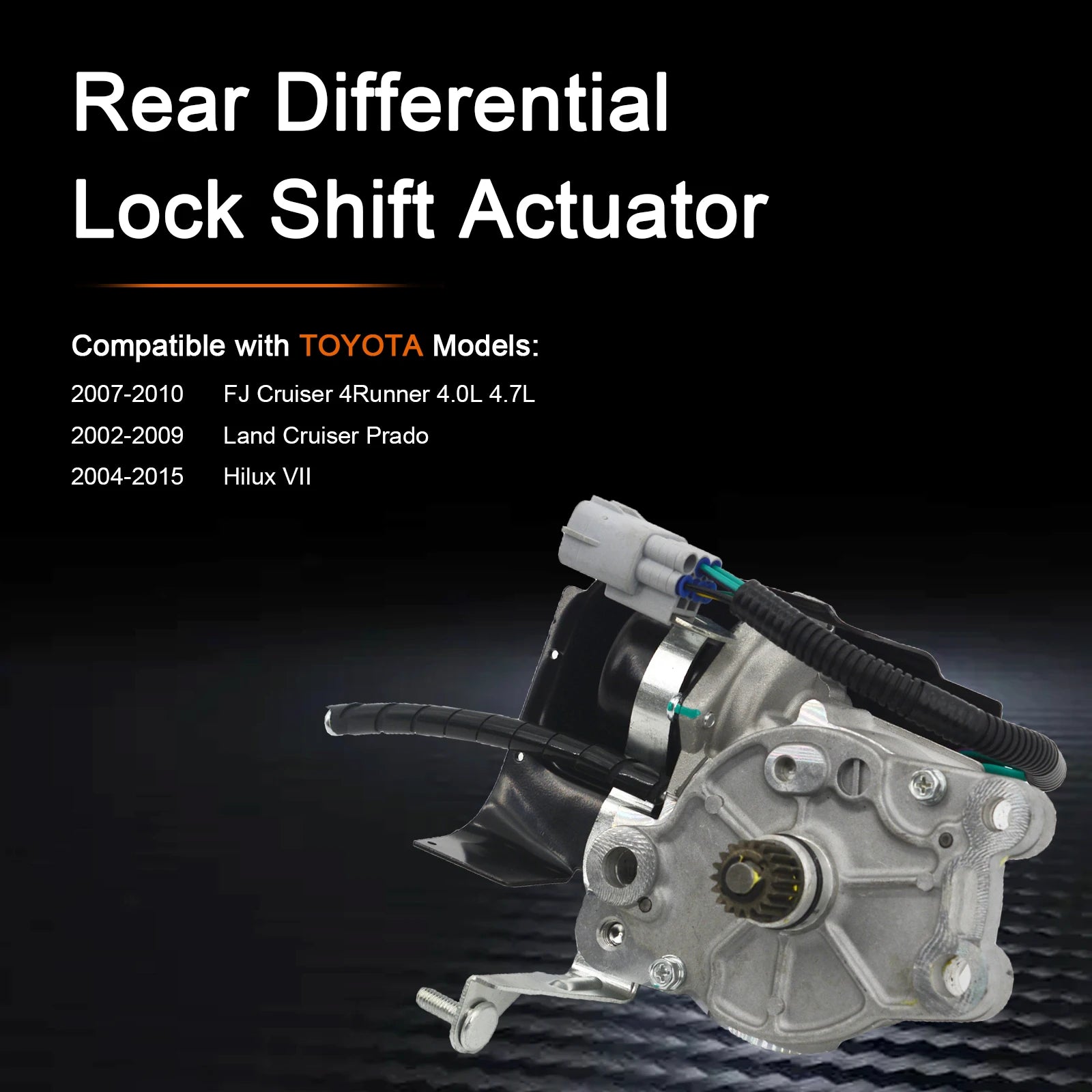 Rear Differential Lock, Shift Actuator, Toyota Hilux (4.0L), Ref: 41450-35030/41450-35031