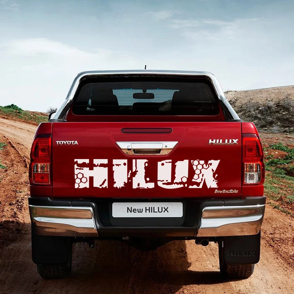 Vinyl Rear Trunk Sticker, Toyota Hilux Revo/Vigo