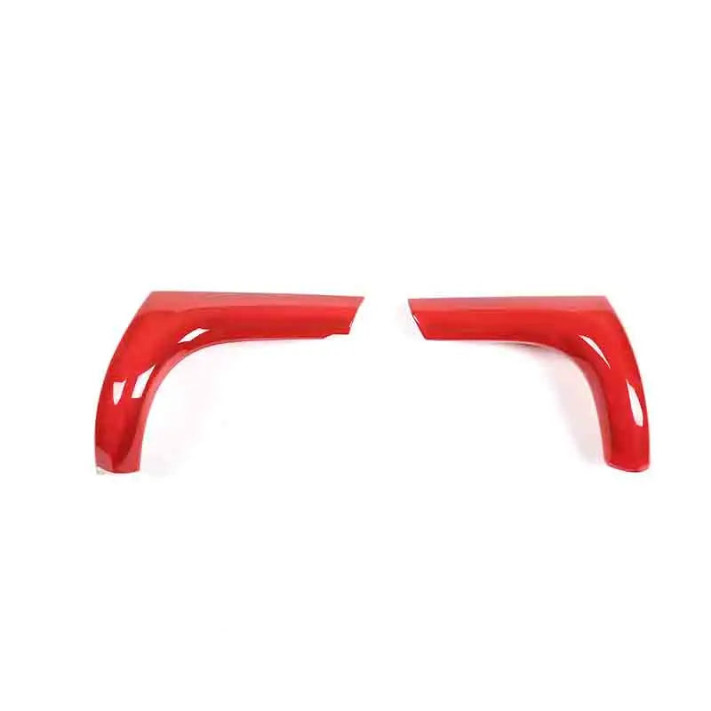 ABS Carbon Fiber Texture, Car Dashboard Side, Air Condition Outlet Vent Frame Cover Trim, Toyota Hilux, 2016 - 2022