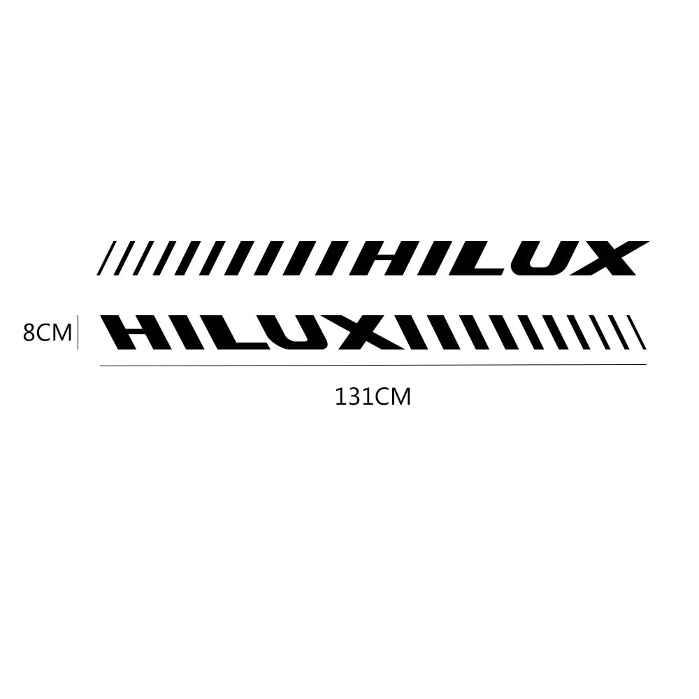 Vinyl Side Stripes Stickers, Hilux Vigo & Revo