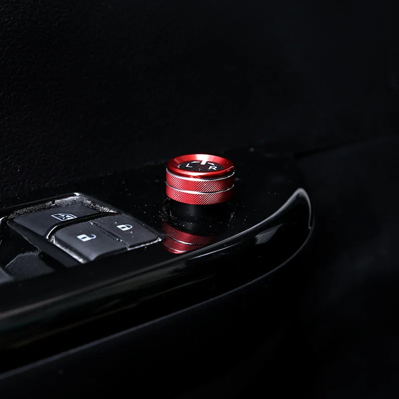 Air conditioner adjustment knob cover, Rearview mirror adjustment knob cover, Toyota Hilux