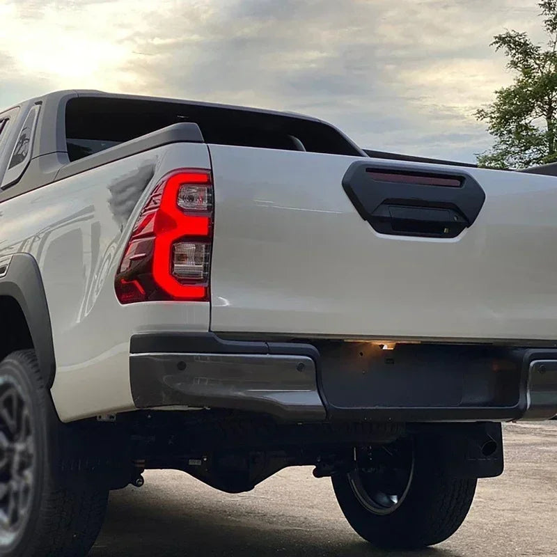 Tail Gate Brake Light Cover, Matte Black, Toyota Hilux Rocco, 2021+