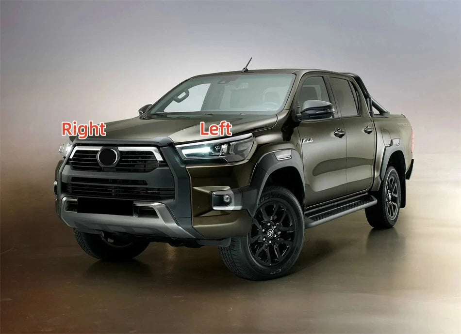 Front Headlight Transparent Cover, Toyota Hilux Revo, 2019-2021
