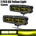 6D Lens led work light bar, 6 inch offroad led light, 12V/24V