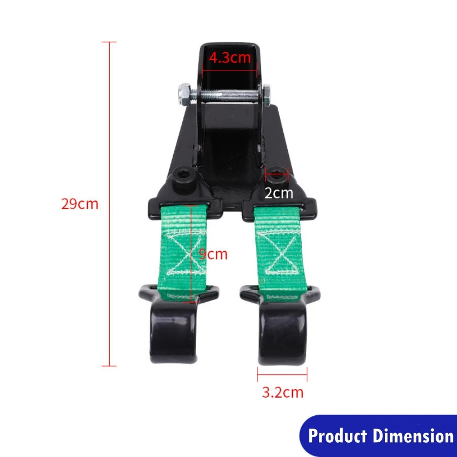3000Kg/6600Lbs Capacity Farm Jack Wheel Lifter, Steel Heavy Duty Separated Hi Lift-Mate, 4X4 Offroad Lift Recovery Accessory
