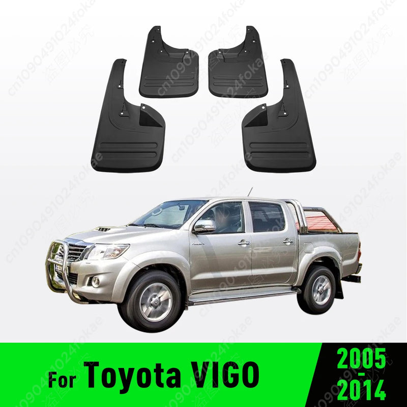 Car Mud Flaps, Toyota Hilux Vigo (D4D), 2005-2015