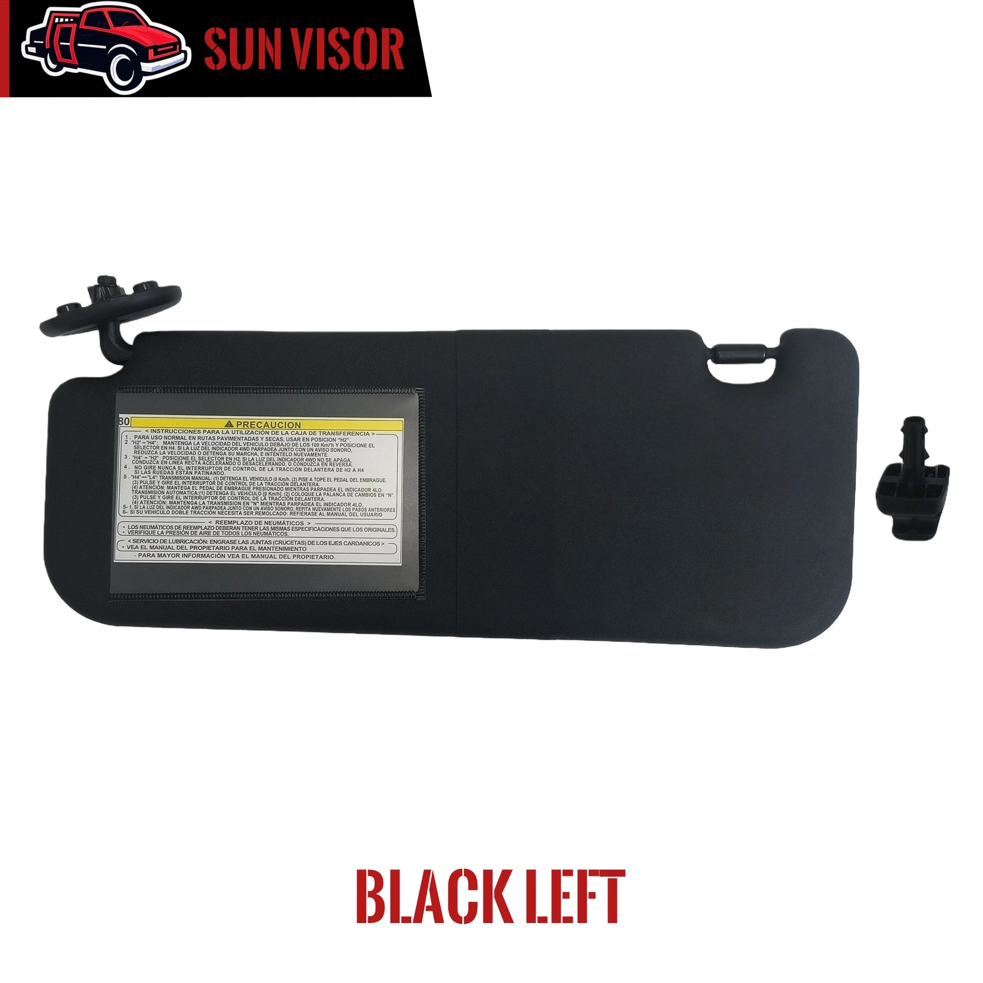 Sun Visor Panel, Toyota Hilux Revo/Rocco, 2015-2022, Ref: 74320-0KB00-C0/74310-0KC30-C0