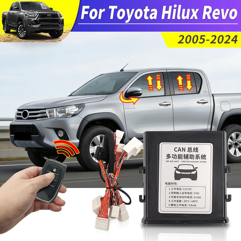 Window Closer Module with Rearview Mirror Folding (IA), Toyota Hilux Vigo (D4D) & Revo, 2005-2024