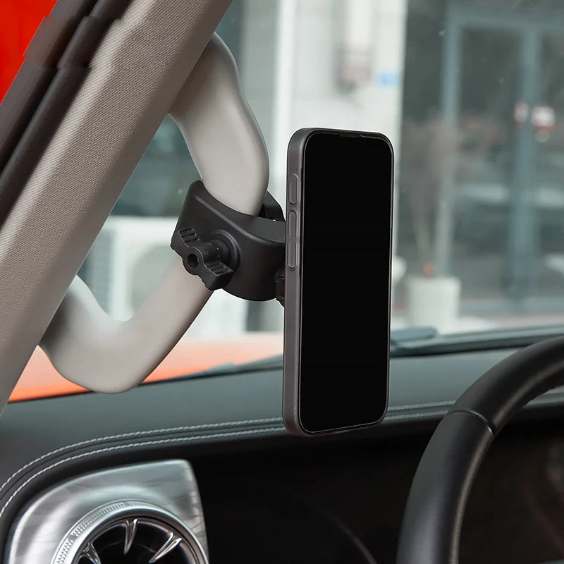 Car Phone Holder, Magnetic Gravity Cup Holder, 360° Adjustable Bracket