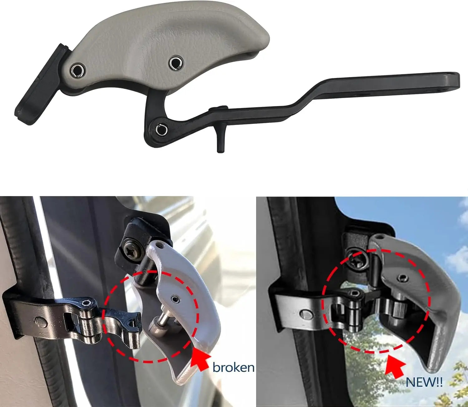 Rear Quarter Window Latch/Lock Assembly, Toyota Hilux Vigo, 2005–2015, Ref: 62910-35032