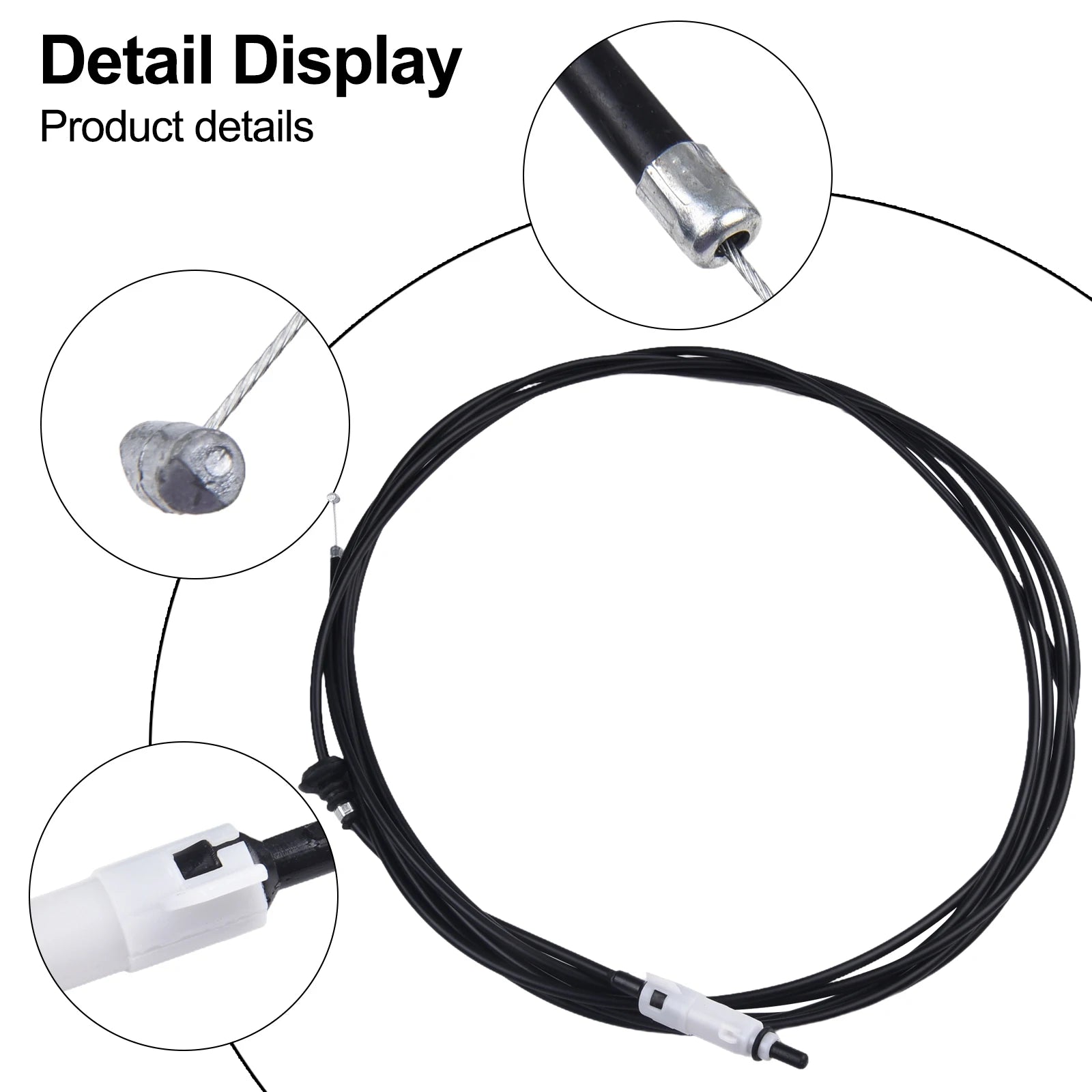 Fuel Lid Cable, 1Pcs, Toyota Hilux Vigo (D4D), 2004-2015, Ref: 77035-0K140 (RHD)