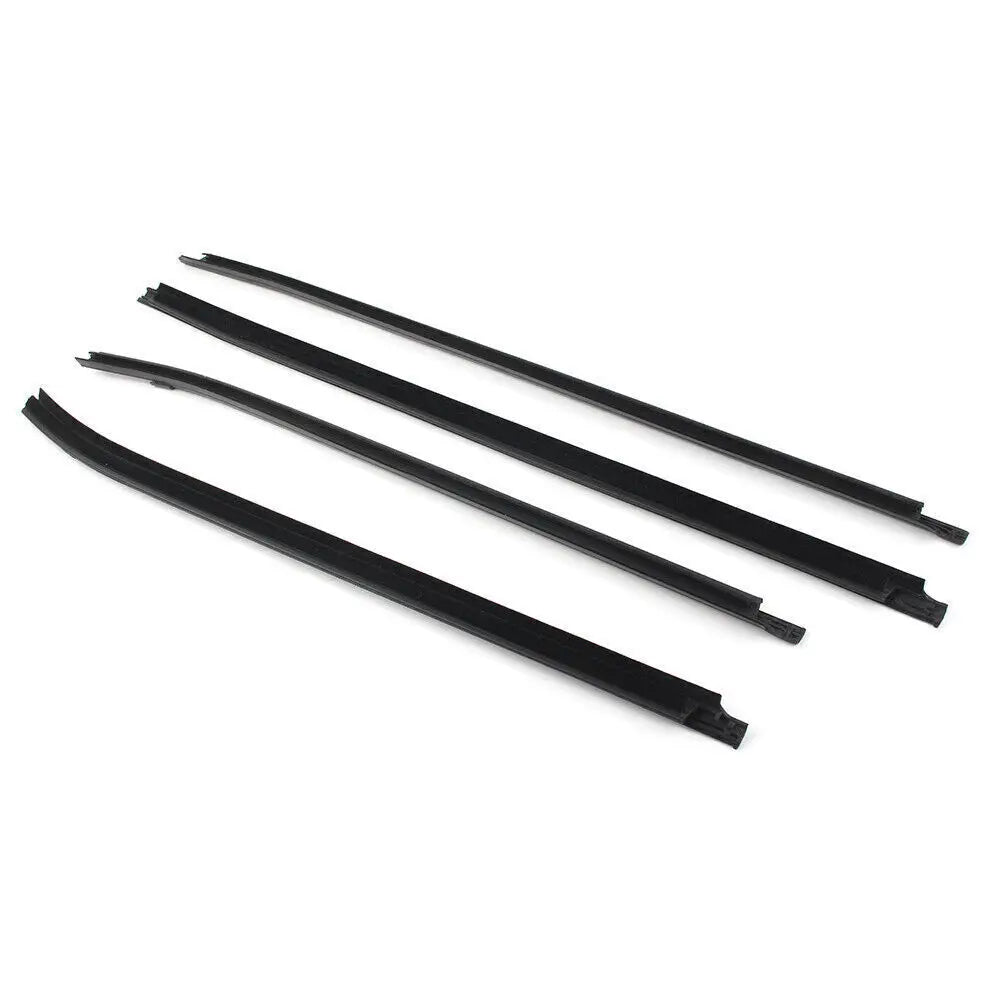 Outer Windows Rubber Belt Strip, Waterproof Seal, 4Pcs, Toyota Hilux Vigo, 2005-2015