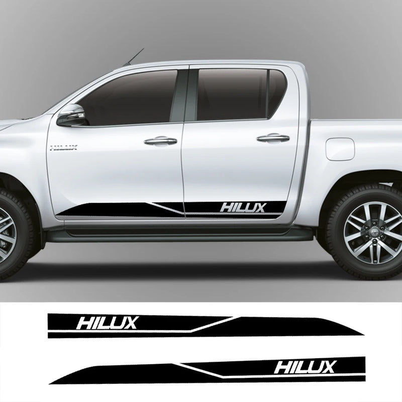 Vinyl Door Side Stickers, Toyota Hilux Vigo & Revo