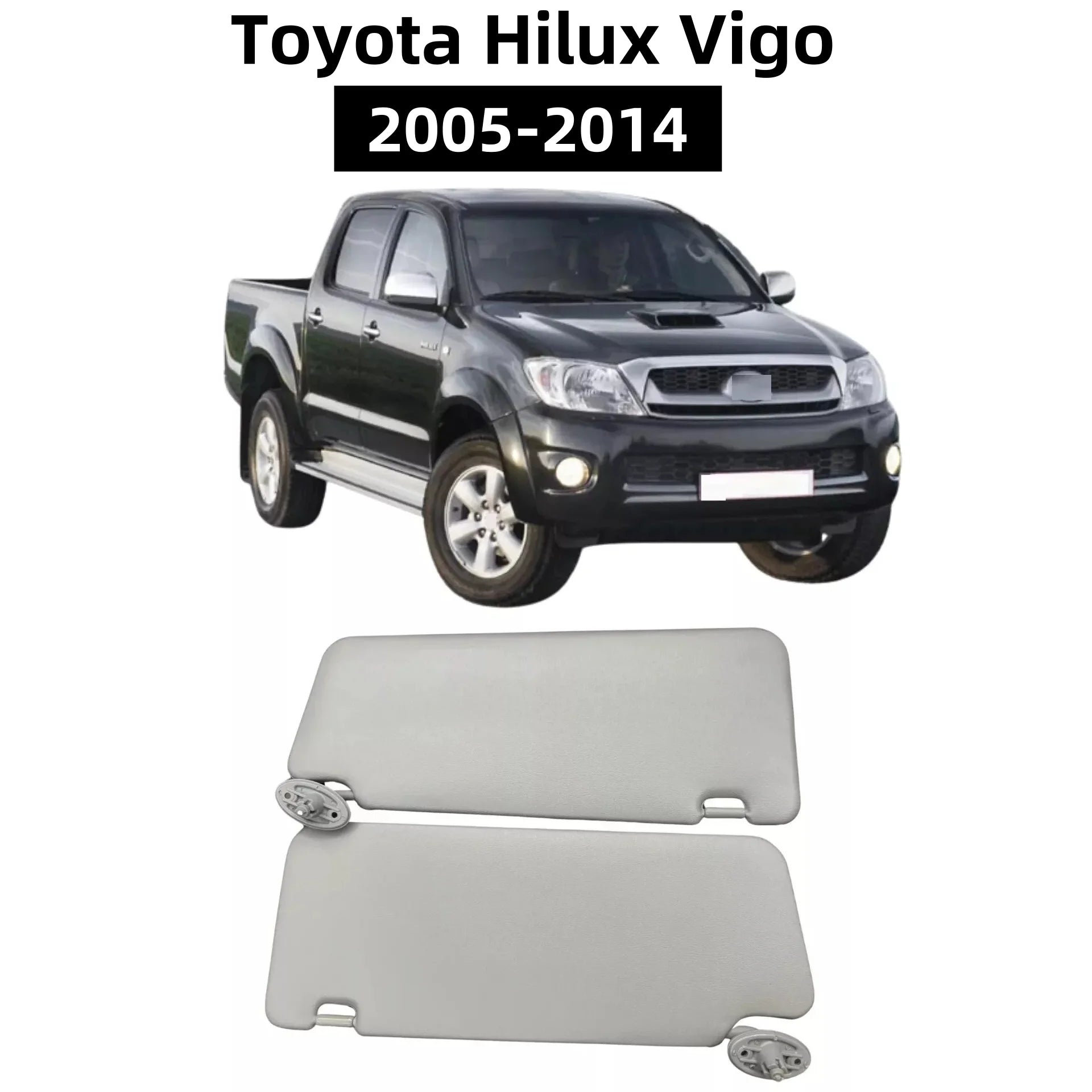 Sun Visor Set, Toyota Hilux Vigo, 2005-2015, Ref: 74320-0k030