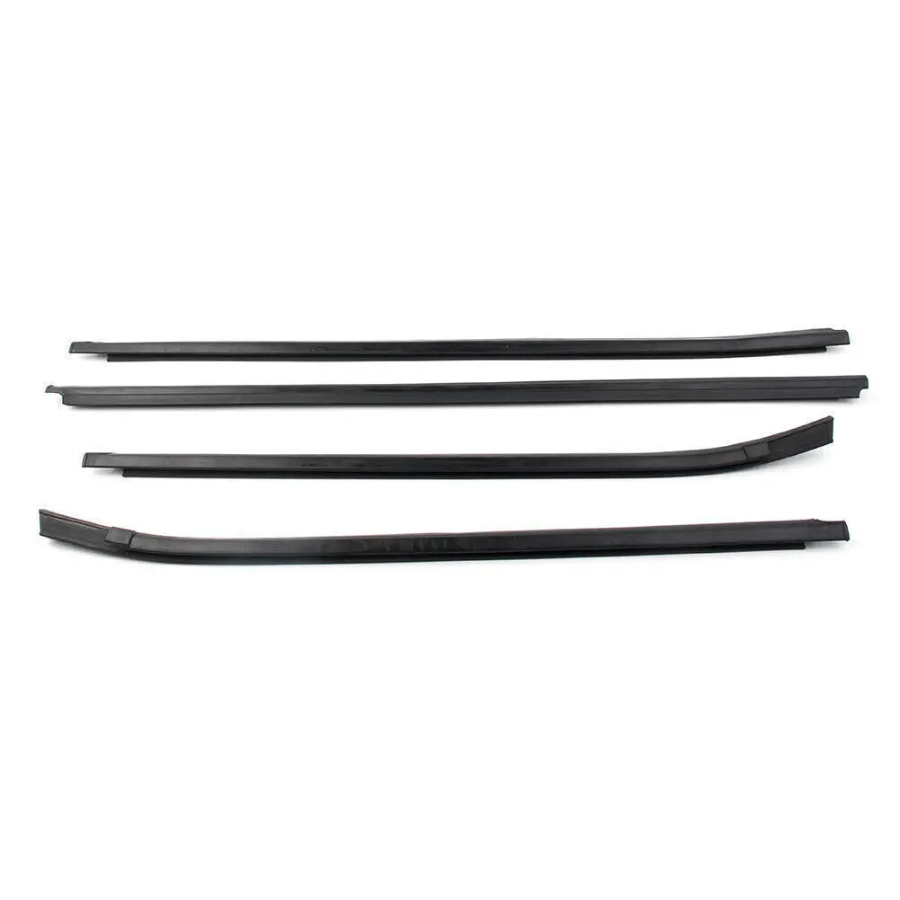 Outer Windows Rubber Belt Strip, Waterproof Seal, 4Pcs, Toyota Hilux Vigo, 2005-2015