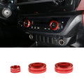 Air conditioner adjustment knob cover, Rearview mirror adjustment knob cover, Toyota Hilux