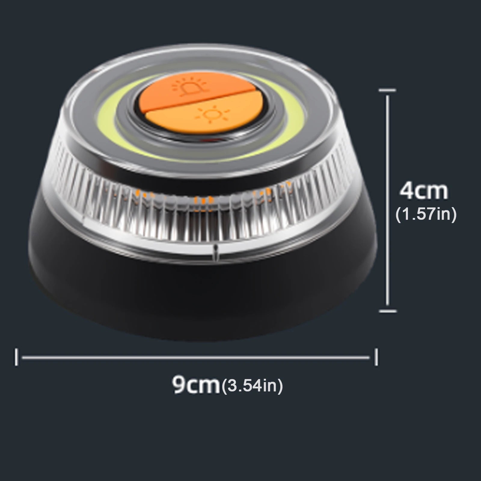 Emergency Beacon Light, 2 Light Modes, High Brightness Warning Light, Strobe Flashing Lamp