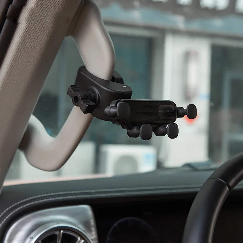 Car Phone Holder, Magnetic Gravity Cup Holder, 360° Adjustable Bracket