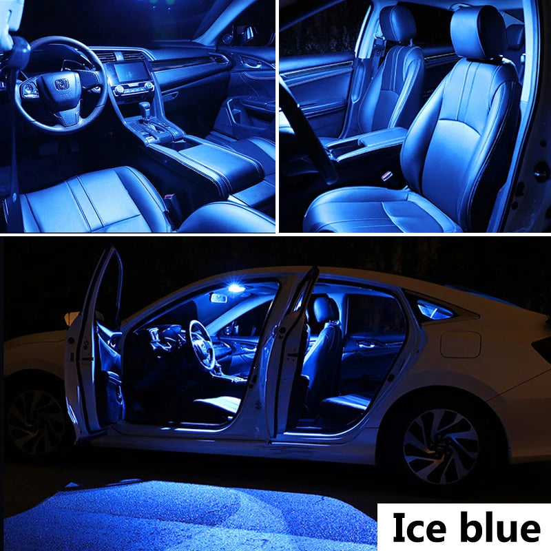9Pcs LED Interior Light Bulb Kit Toyota Hilux Vigo, 2006-2015