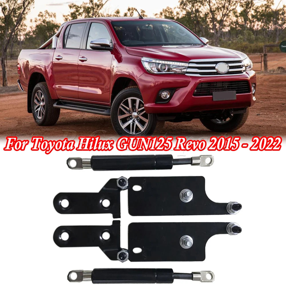 Rear Tailgate Slow Down Support Rod, Lift Strut Bar, Gas Shock Damper, Toyota Hilux Revo, 2015-2021