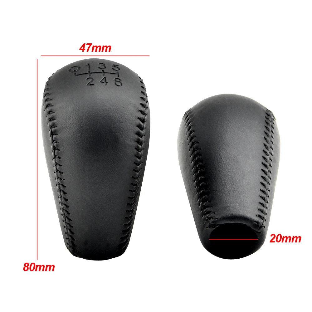 5/6 Speed Manual Leather Gear Shift Knob Head, Toyota Hilux