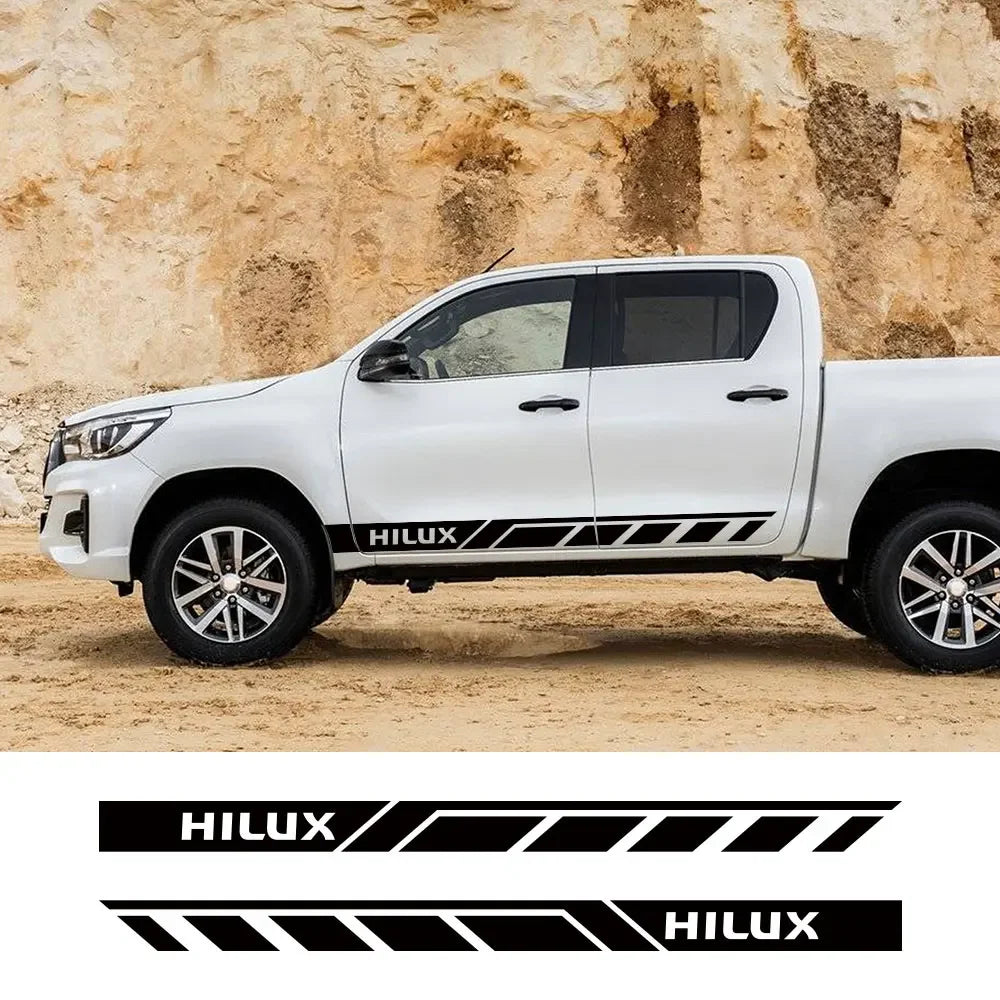 Car Door Side Stickers, Toyota Hilux, Vigo/Revo, 2Pcs