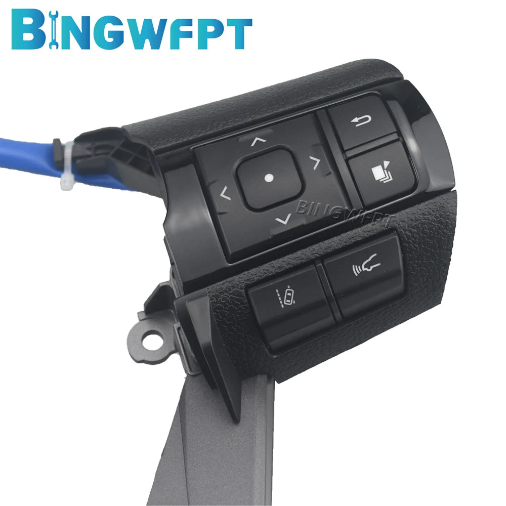 Blue Backlight Steering Wheel, Buttons Switch, Toyota Hilux, 2016-2023