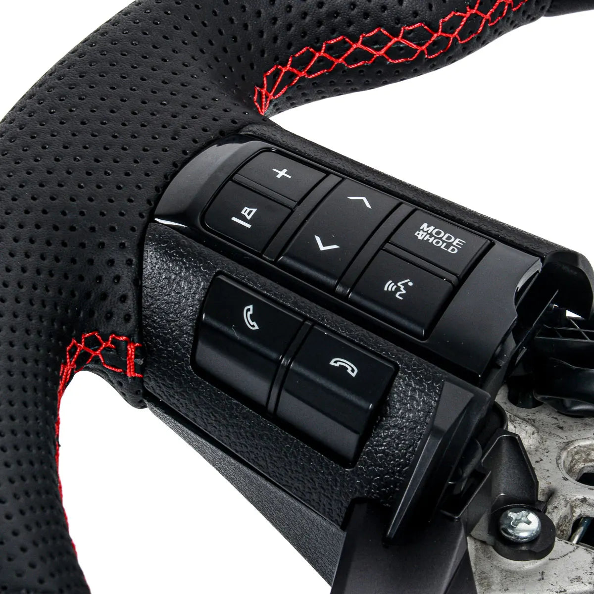 Full Leather Racing Steering Wheel, With Buttons, Toyota Hilux Revo, 2016+
