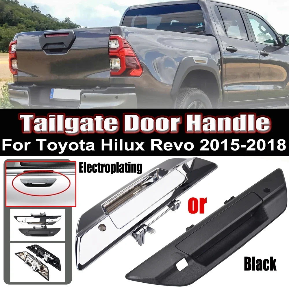 Tailgate Handle, Back Door Handle, Trunk Handle, Toyota Hilux Revo, 2015-2021