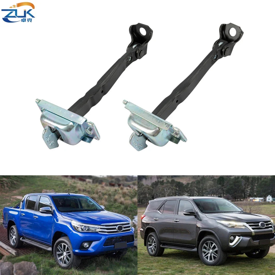 Door Check Strap Hinge, Stay Arm Stopper, Toyota Hilux Vigo & Revo, 2015-2021, Ref: 68610-0K090/68630-0K090