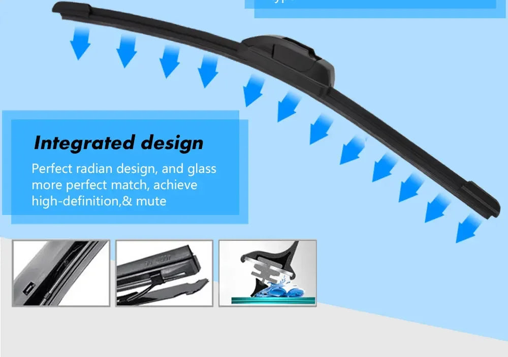 Front Windscreen Wiper Blades, Toyota Hilux, 1997-2025