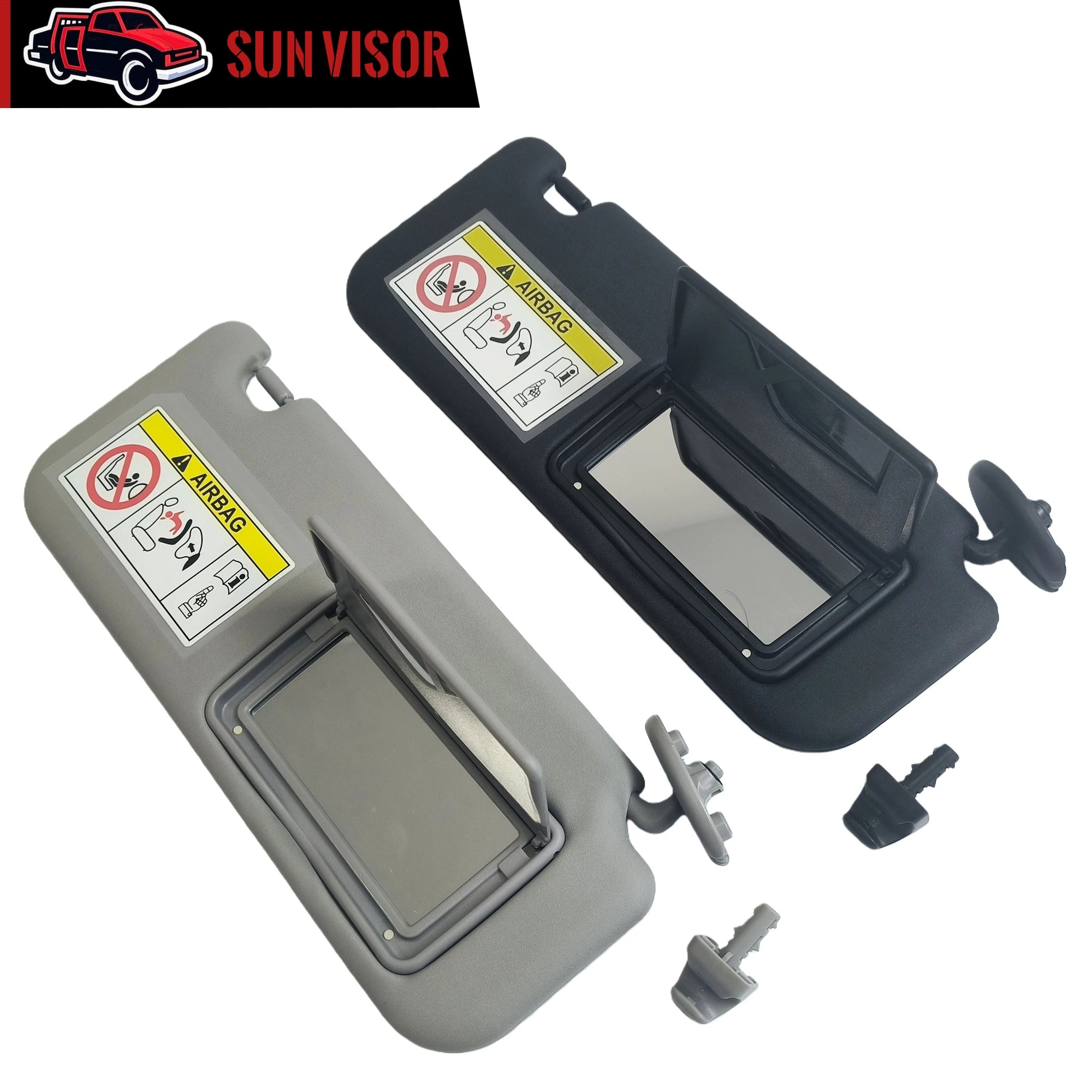 Sun Visor Panel, Toyota Hilux Revo/Rocco, 2015-2022, Ref: 74320-0KB00-C0/74310-0KC30-C0