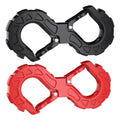 3/8" Heavy Duty Winch Hook, Off-Road Recovery Towing Shackle 33000 Lbs, Heavy Duty Quick Shackle