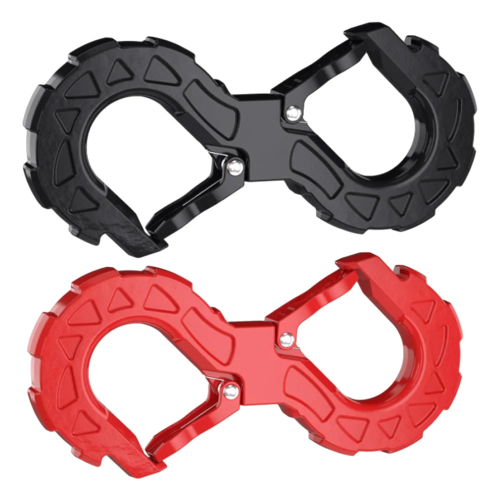 3/8" Heavy Duty Winch Hook, Off-Road Recovery Towing Shackle 33000 Lbs, Heavy Duty Quick Shackle