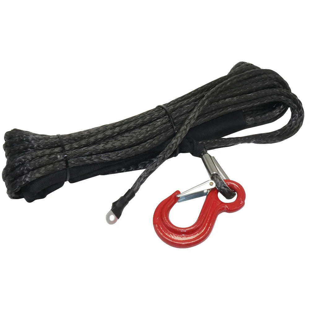 8mm x 15m Synthetic Winch Rope, Breaking Strength Max 20500LBS