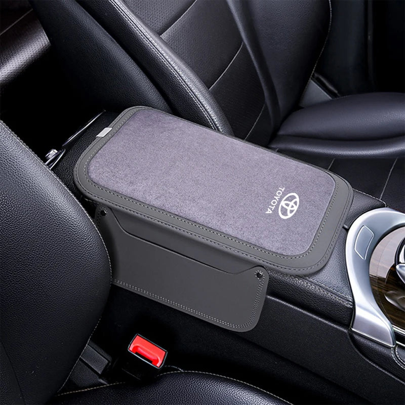 Car Central Armrest, Cushion Mat, Nonslip, Protector Cover Pad, Toyota Hilux
