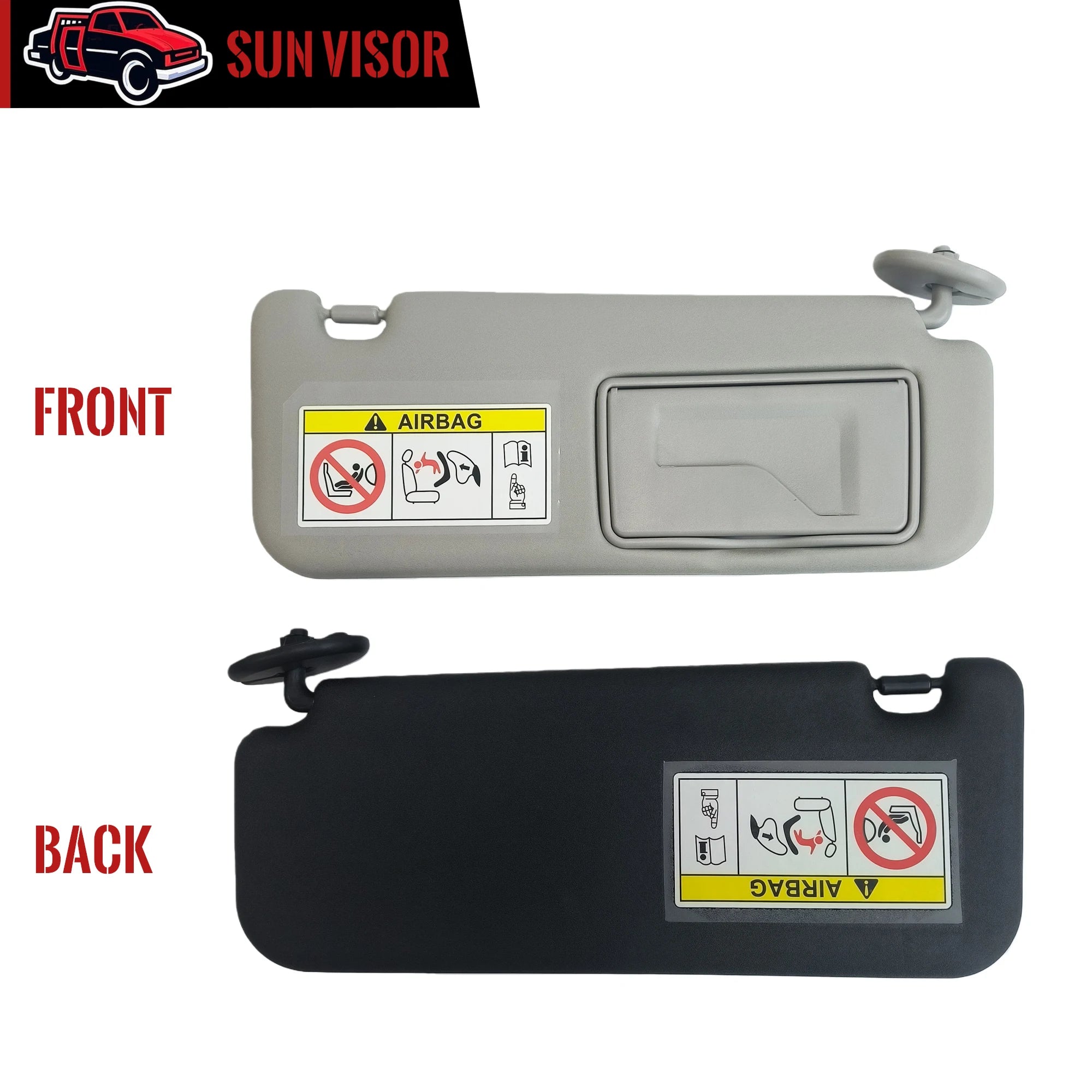 Sun Visor Panel, Toyota Hilux Revo/Rocco, 2015-2022, Ref: 74320-0KB00-C0/74310-0KC30-C0