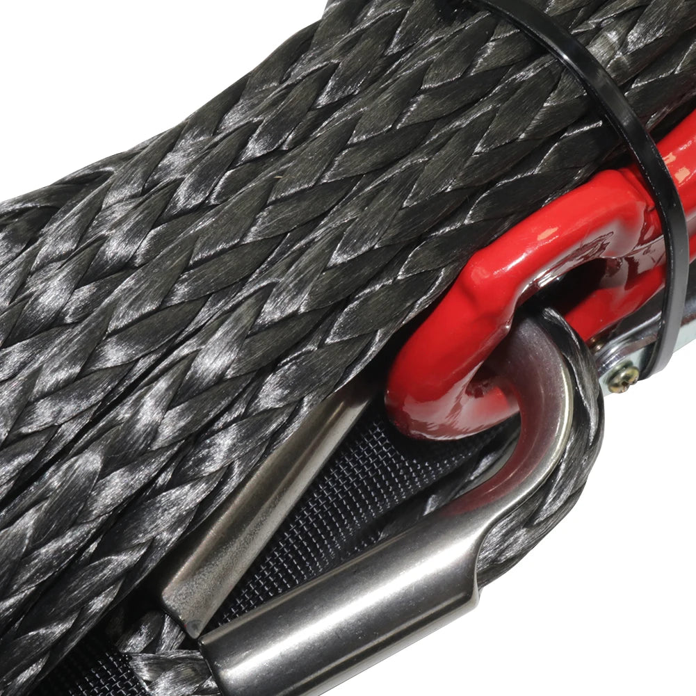 8mm x 15m Synthetic Winch Rope, Breaking Strength Max 20500LBS