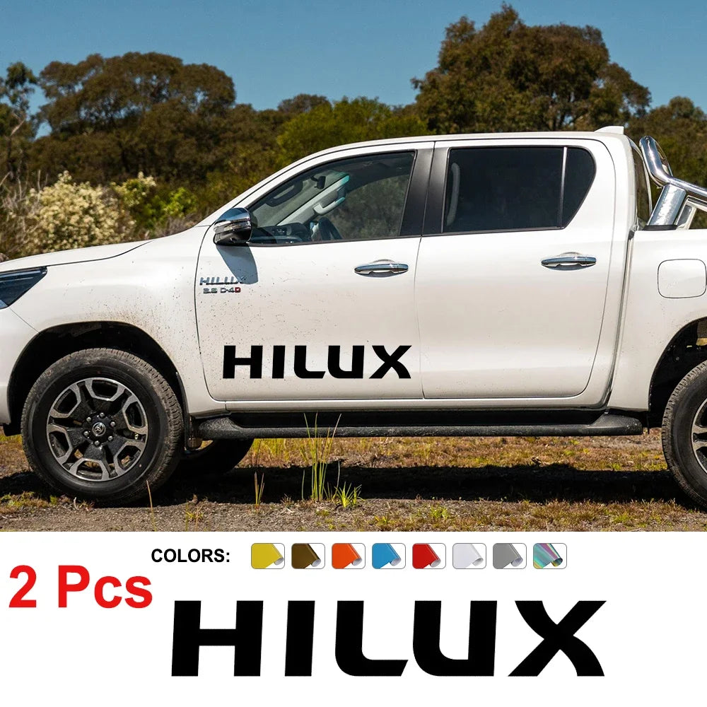 Vinyl Body Side Stickers, 2Pcs, Toyota Hilux Revo/Vigo