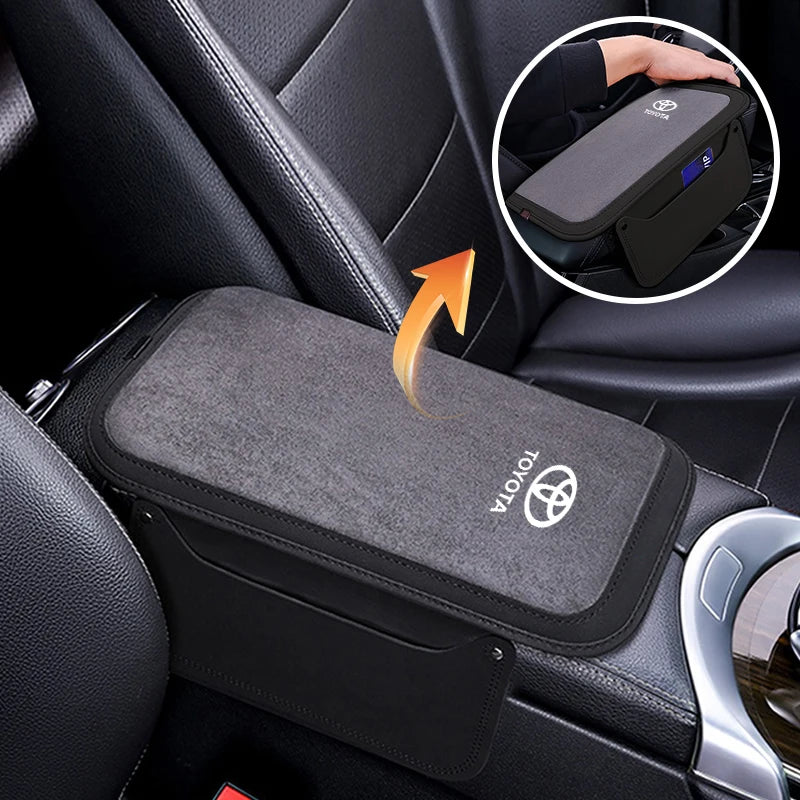 Car Central Armrest, Cushion Mat, Nonslip, Protector Cover Pad, Toyota Hilux