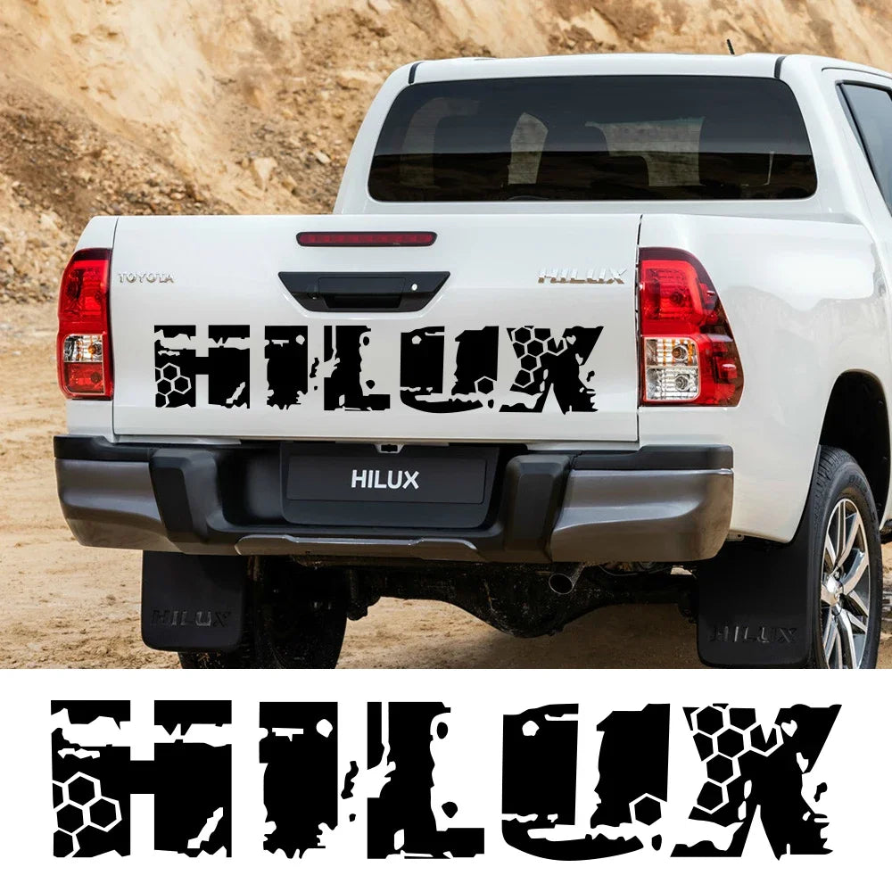 Vinyl Rear Trunk Sticker, Toyota Hilux Revo/Vigo