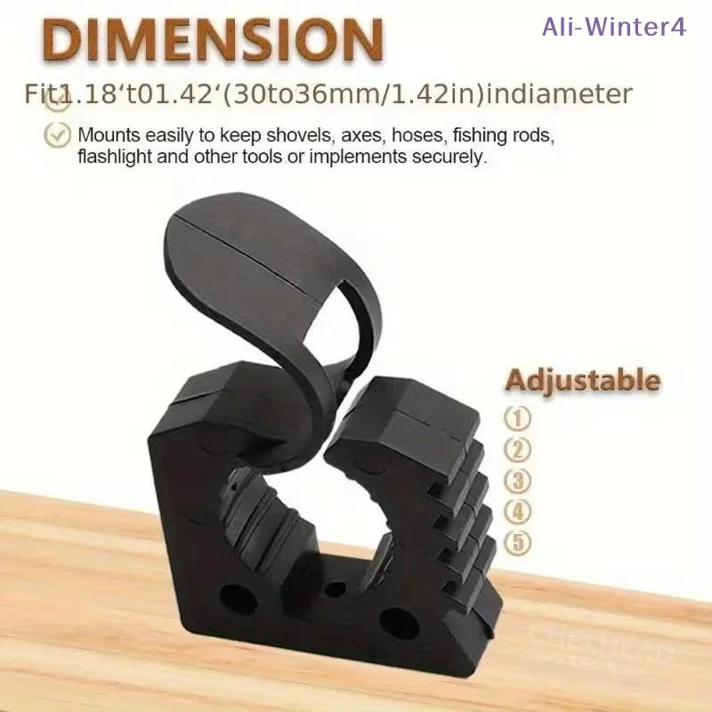 Quick Rubber Clamp For Mounting Tools Equipment, 2/4Pcs